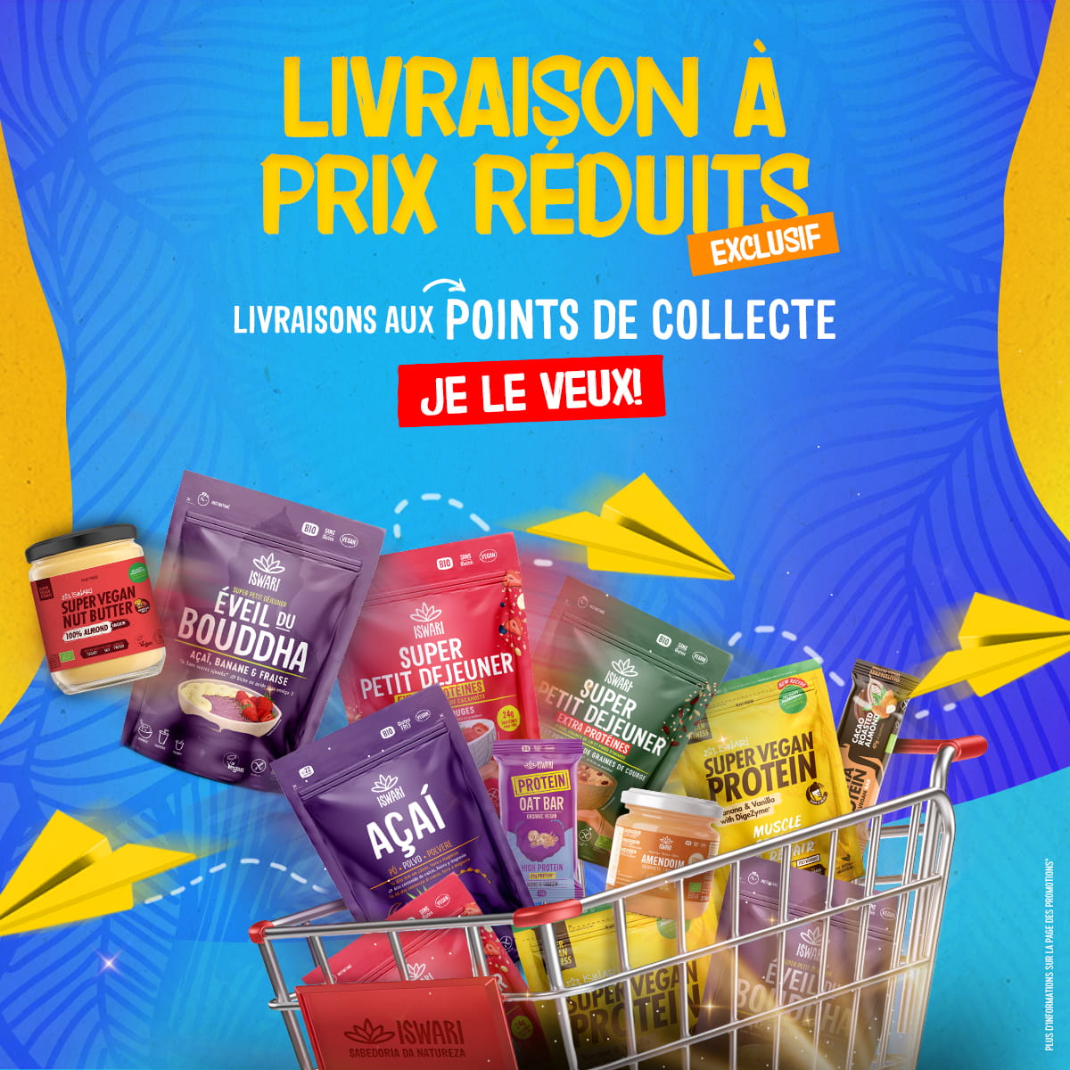 Livraison à prix réduits pour les achats supérieurs à 50eur